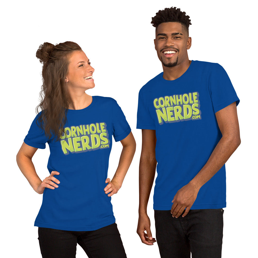 Pocono Cornhole Nerds Unisex t-shirt