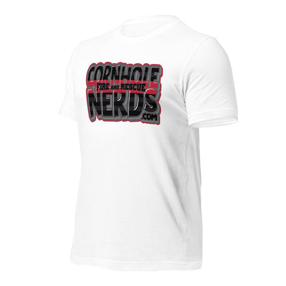 Cornhole Nerds Fire and Rescue Unisex t-shirt