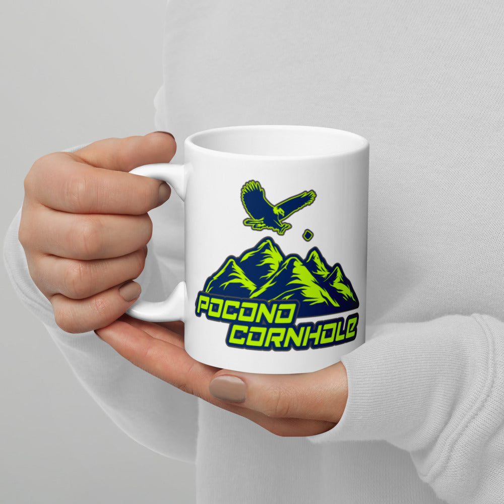 Pocono Cornhole mug