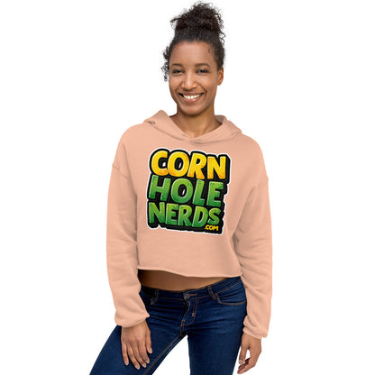 CornholeNerds.com Crop Hoodie