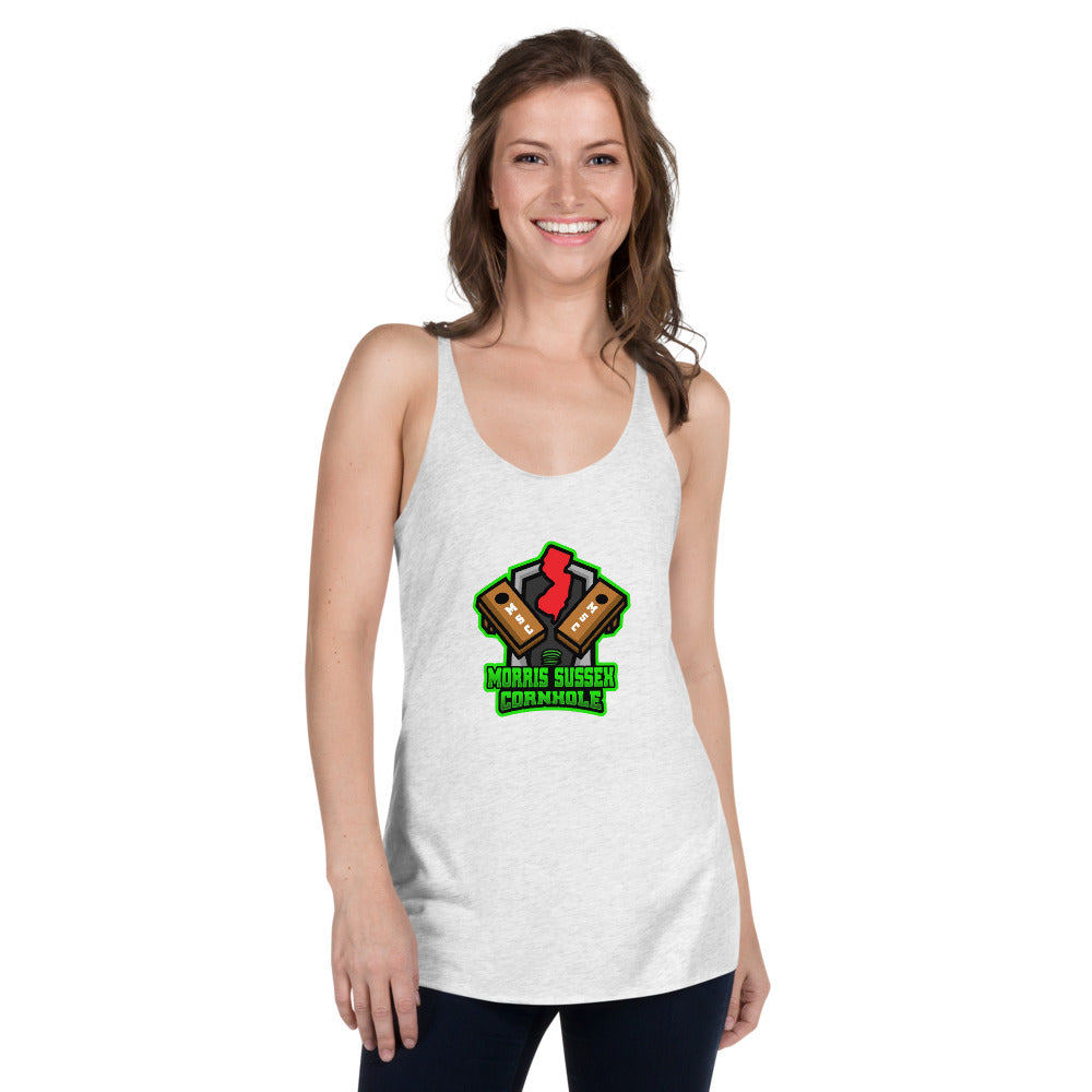 Morris Sussex Cornhole Women's Racerback Tank