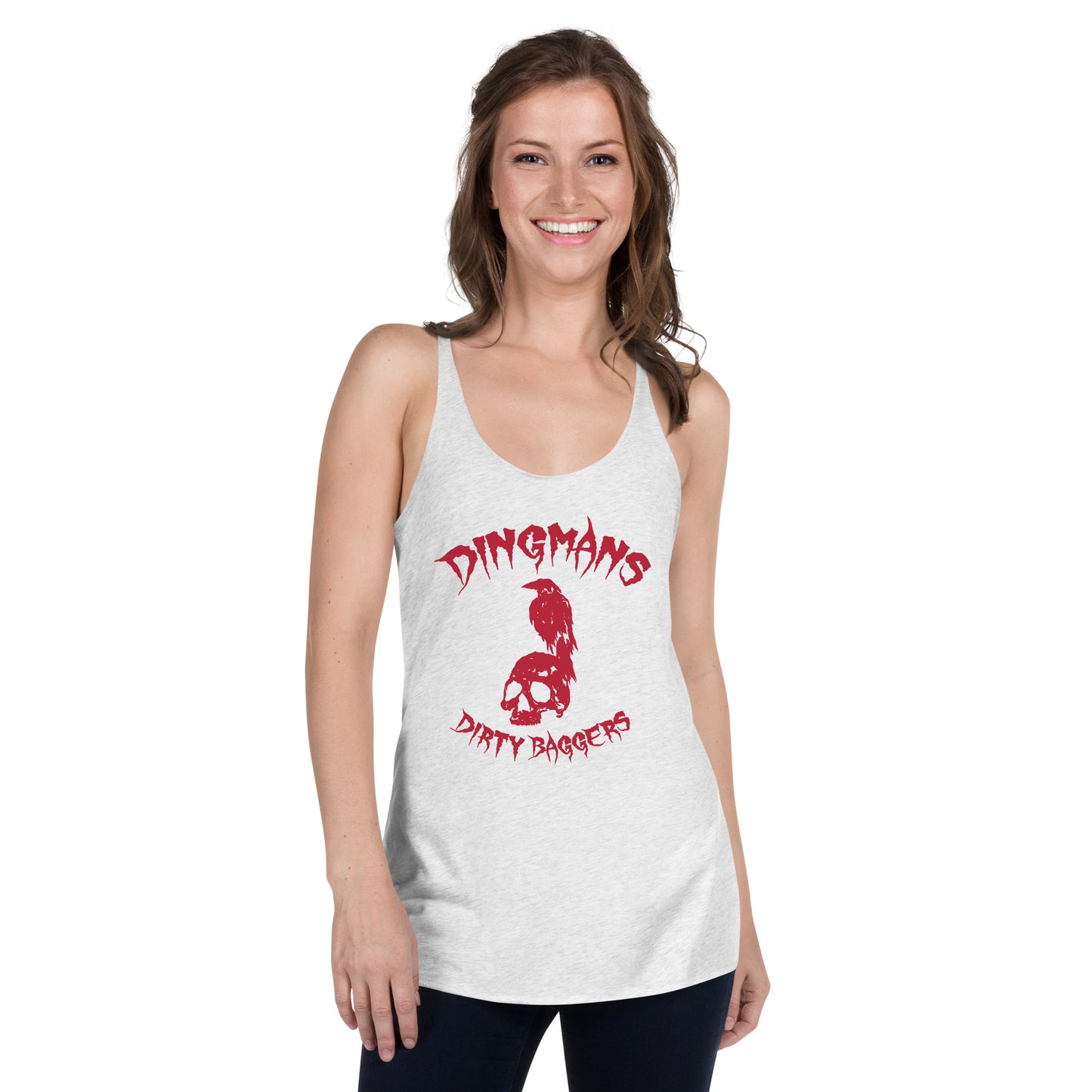 Dingmans Dirty Baggers Women's Racerback Tank