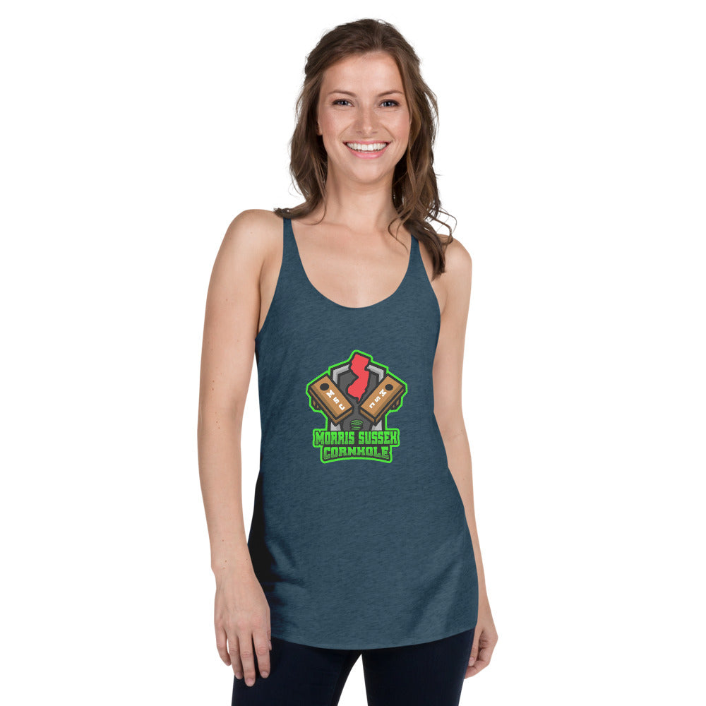 Morris Sussex Cornhole Women's Racerback Tank