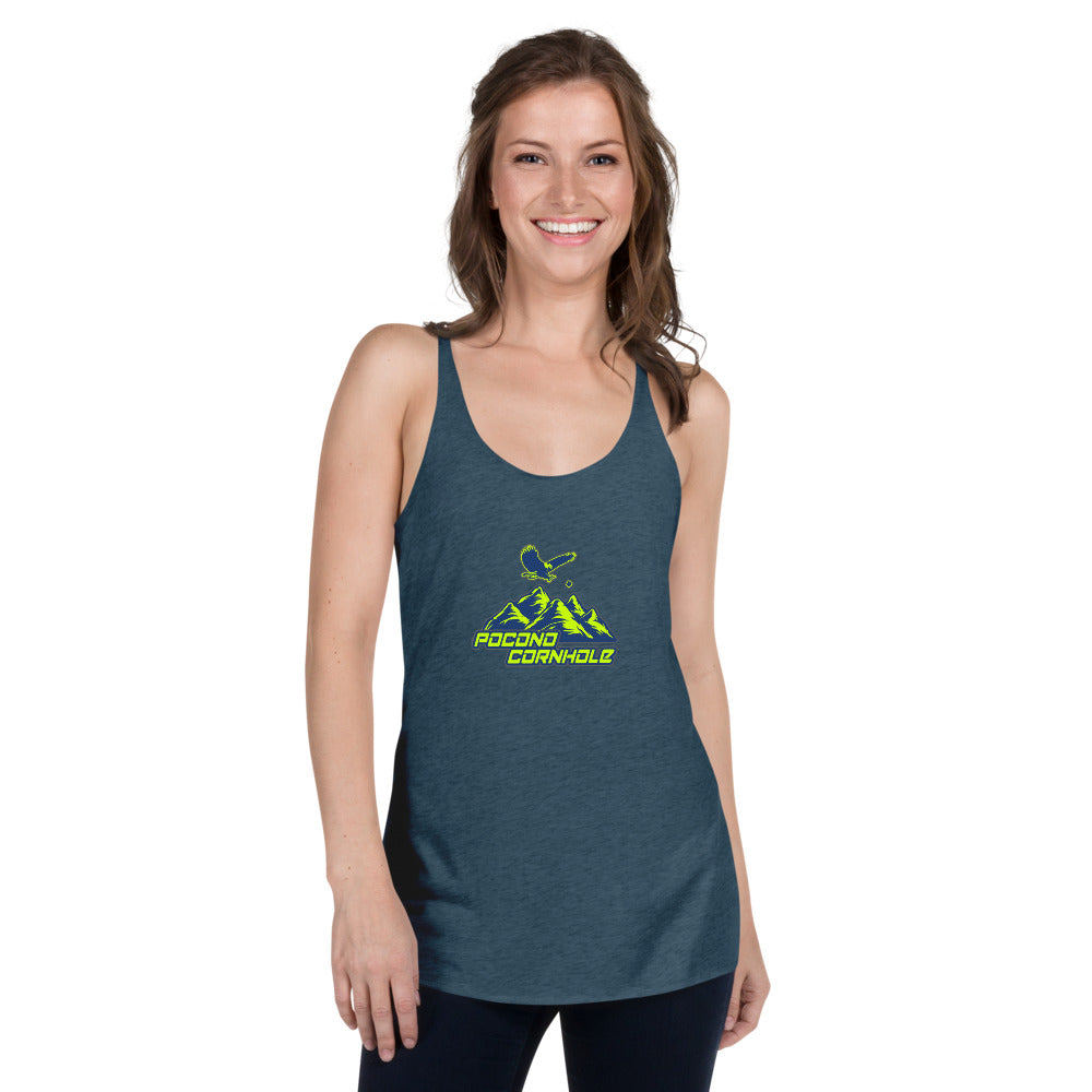 Pocono Cornhole Women's Racerback Tank