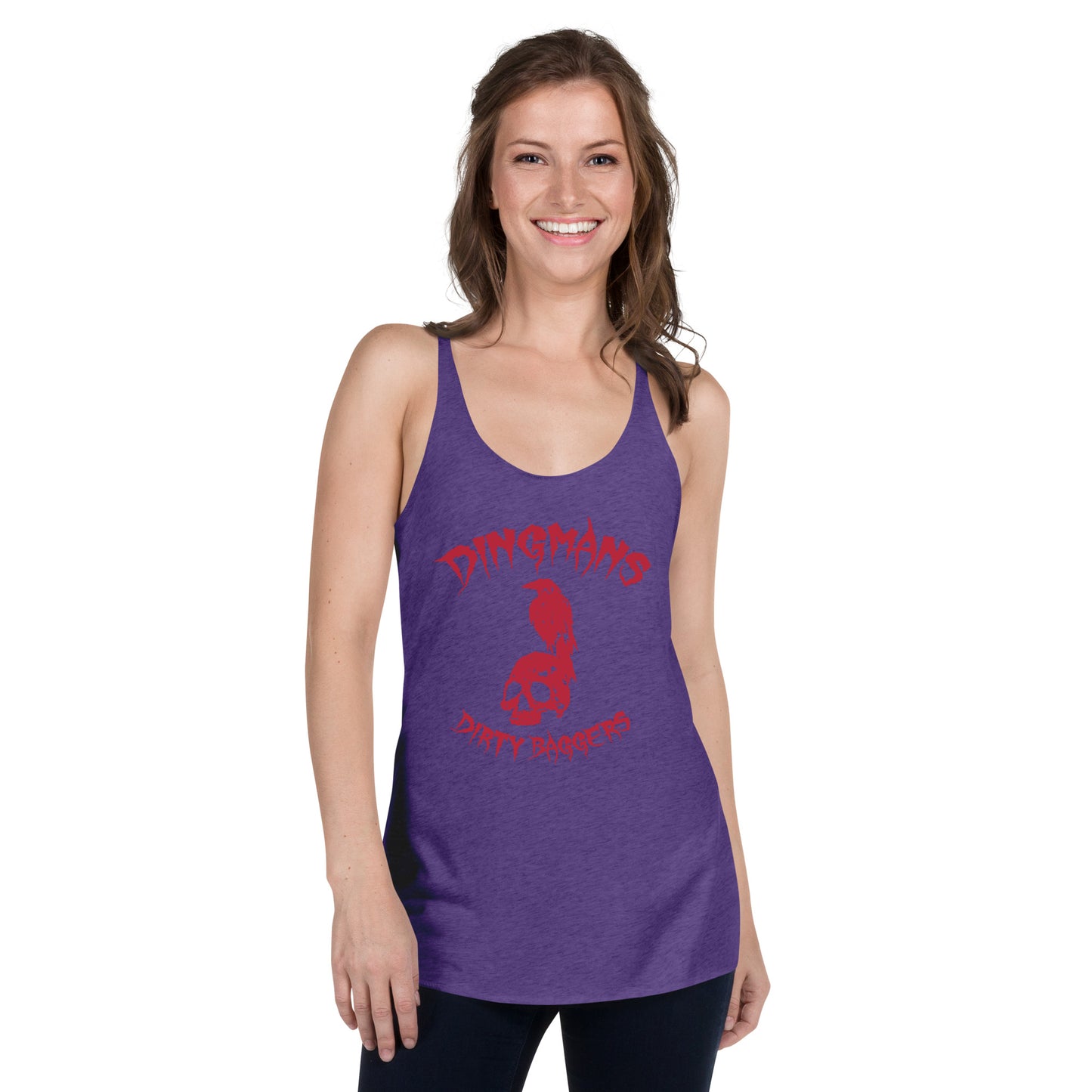 Dingmans Dirty Baggers Women's Racerback Tank