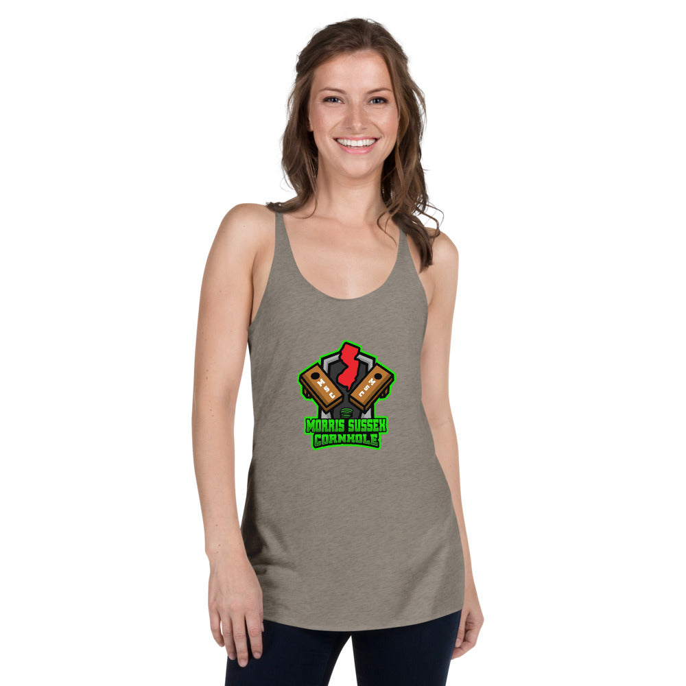 Morris Sussex Cornhole Women's Racerback Tank