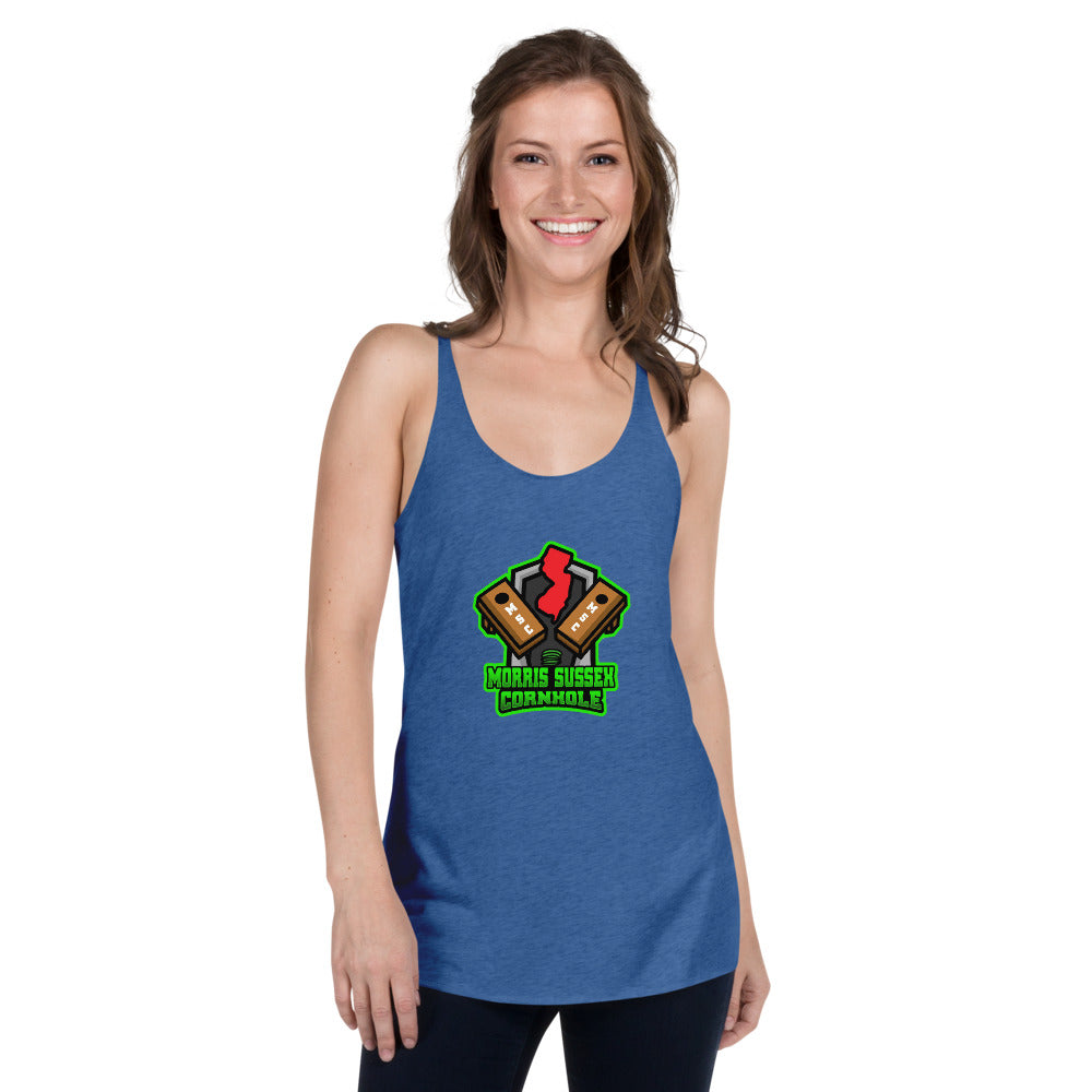 Morris Sussex Cornhole Women's Racerback Tank