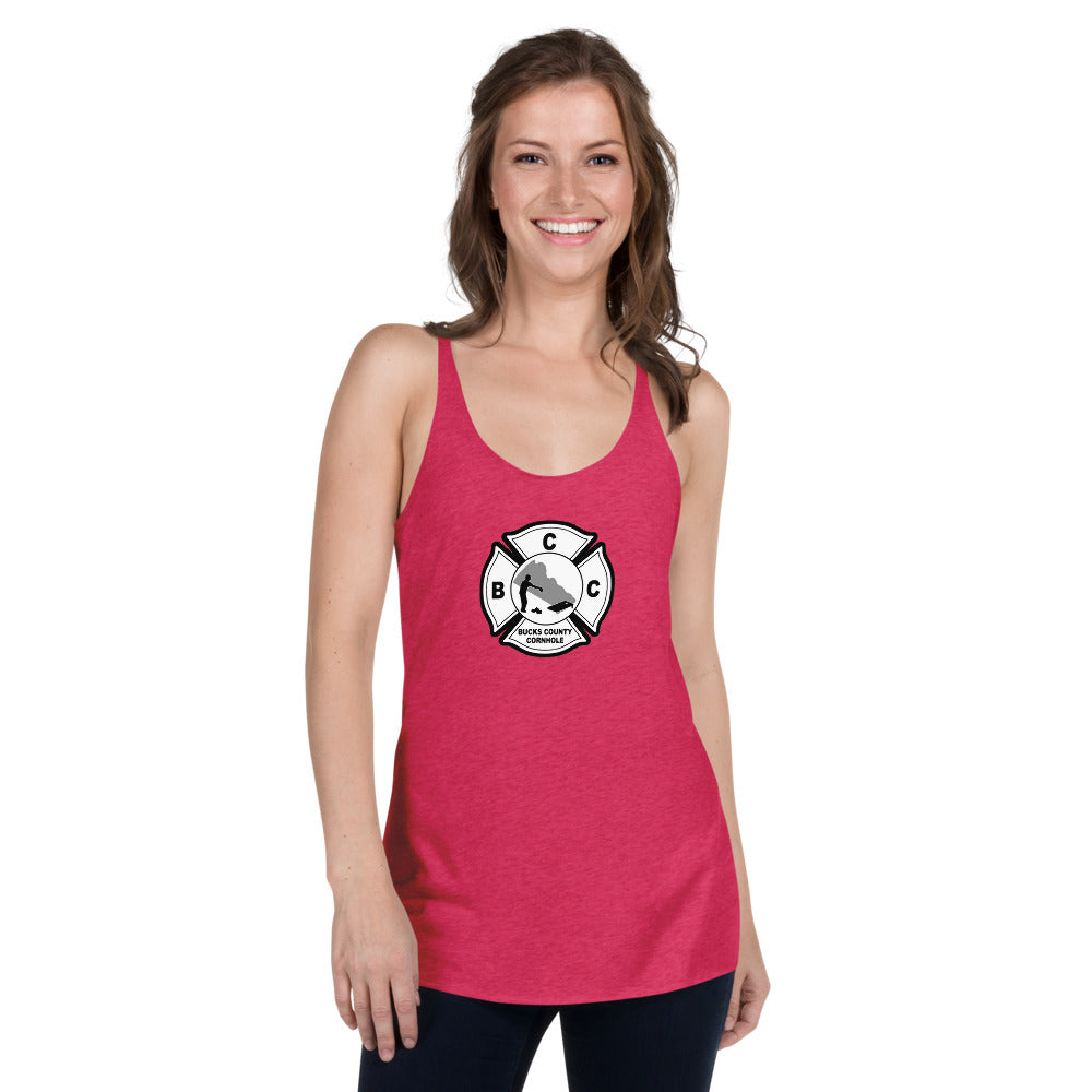 Bucks County Cornhole Women's Racerback Tank