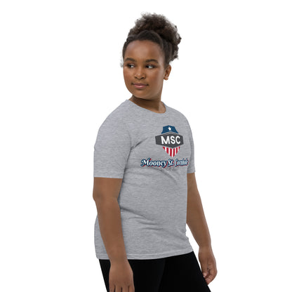 Mooney St. Cornhole Youth Short Sleeve T-Shirt